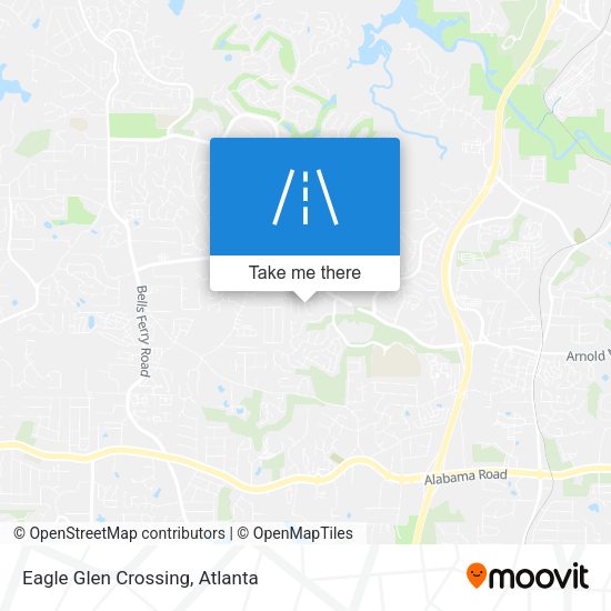Eagle Glen Crossing map