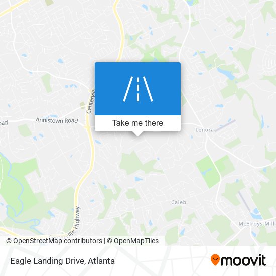 Eagle Landing Drive map