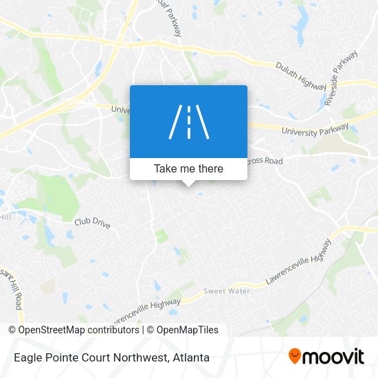 Eagle Pointe Court Northwest map