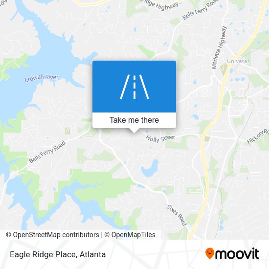 Mapa de Eagle Ridge Place