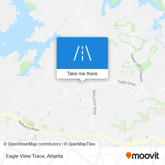 Eagle View Trace map
