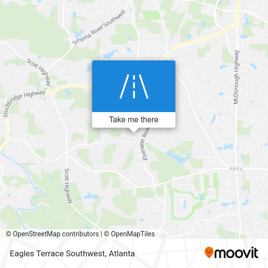 Eagles Terrace Southwest map