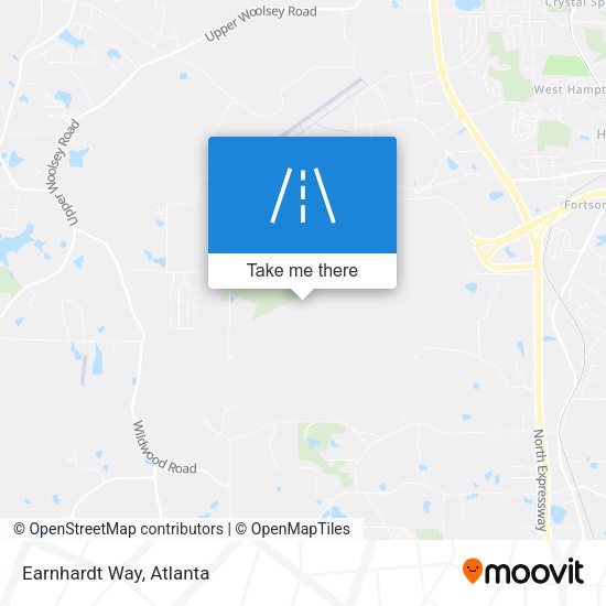 Mapa de Earnhardt Way