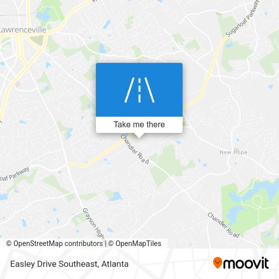 Easley Drive Southeast map