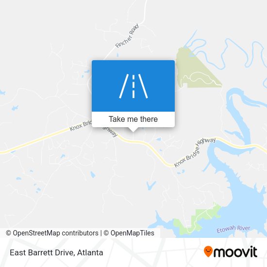 Mapa de East Barrett Drive