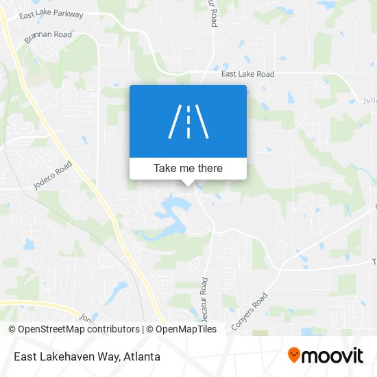 East Lakehaven Way map