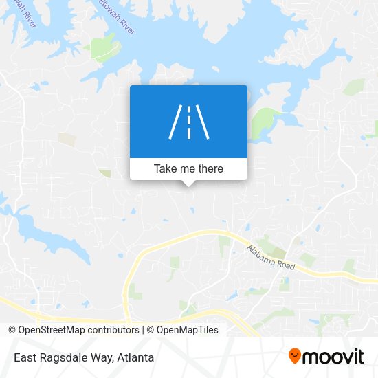 Mapa de East Ragsdale Way