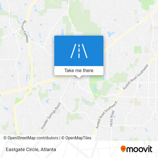 Mapa de Eastgate Circle