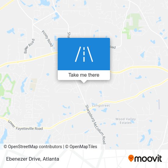 Mapa de Ebenezer Drive