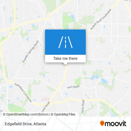 Edgefield Drive map