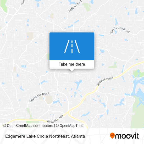Edgemere Lake Circle Northeast map