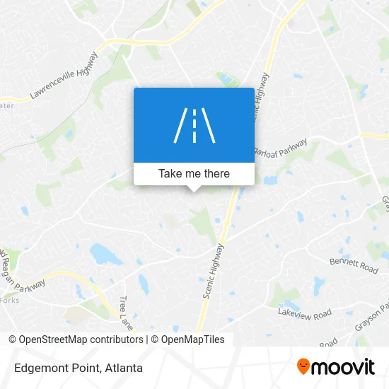 Edgemont Point map