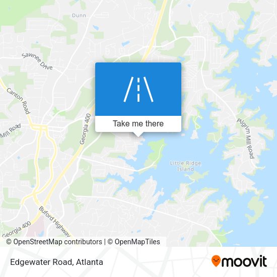 Mapa de Edgewater Road