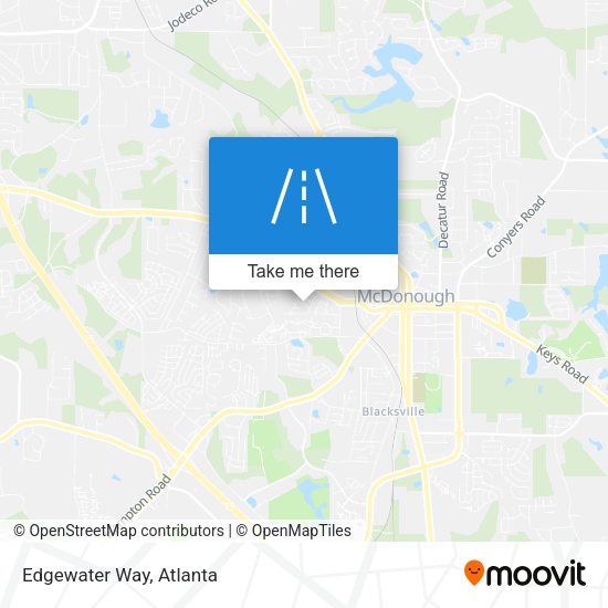 Mapa de Edgewater Way