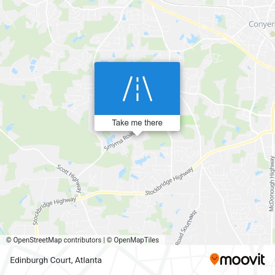 Mapa de Edinburgh Court
