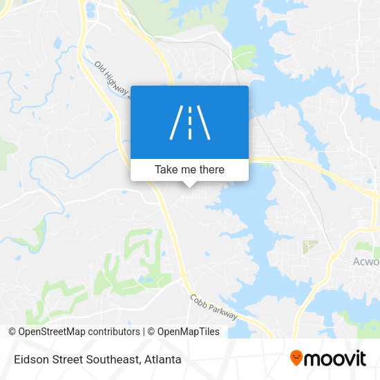 Eidson Street Southeast map