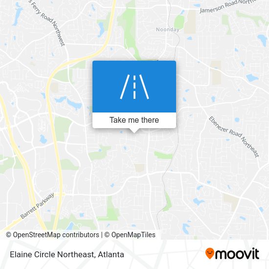 Mapa de Elaine Circle Northeast