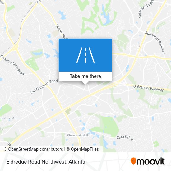 Eldredge Road Northwest map