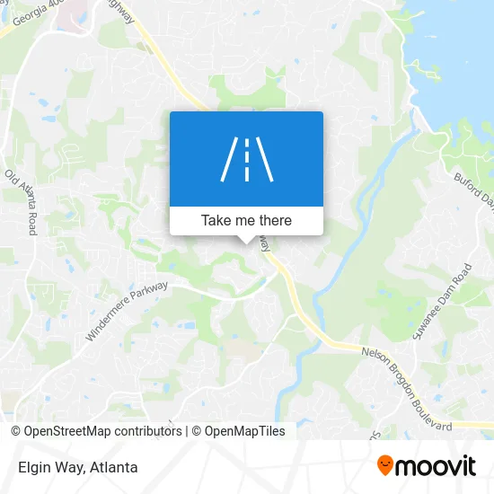 Elgin Way map