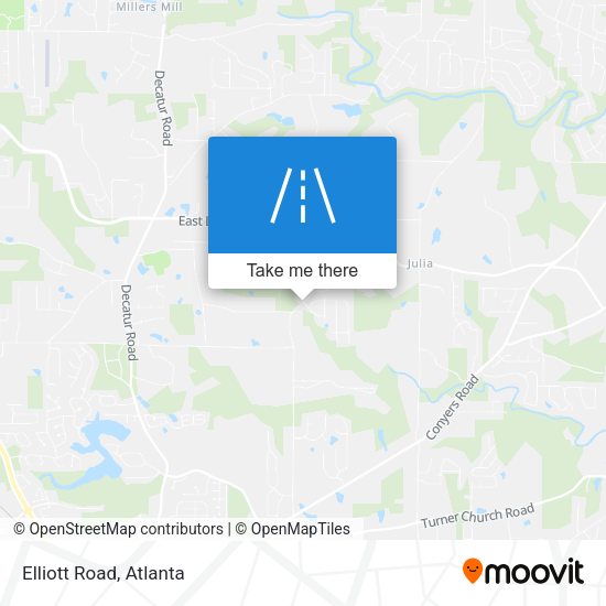 Mapa de Elliott Road