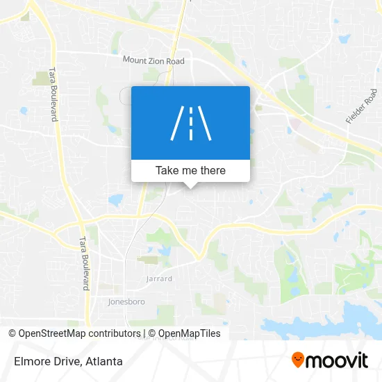 Elmore Drive map