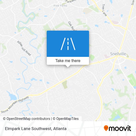 Mapa de Elmpark Lane Southwest