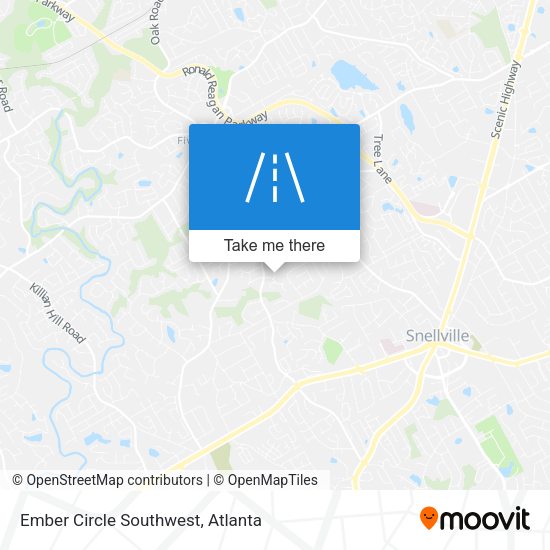 Ember Circle Southwest map