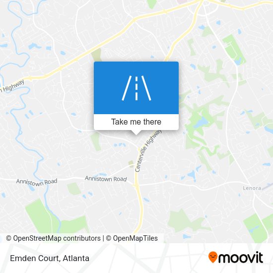 Mapa de Emden Court