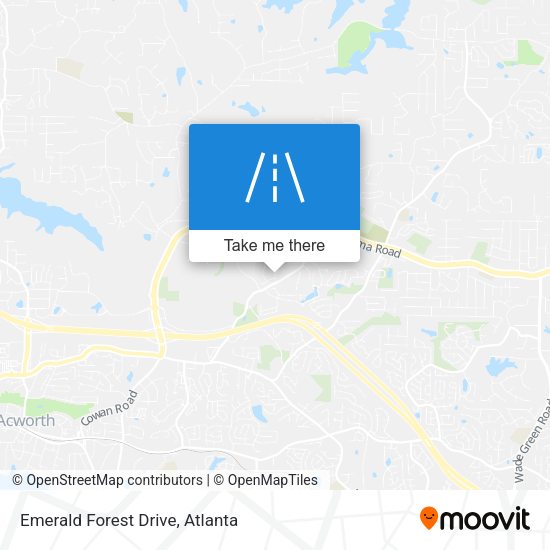 Mapa de Emerald Forest Drive