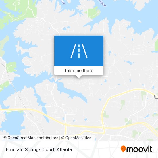 Emerald Springs Court map
