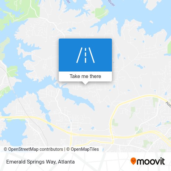 Emerald Springs Way map