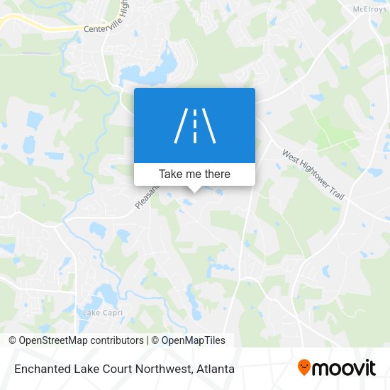 Mapa de Enchanted Lake Court Northwest