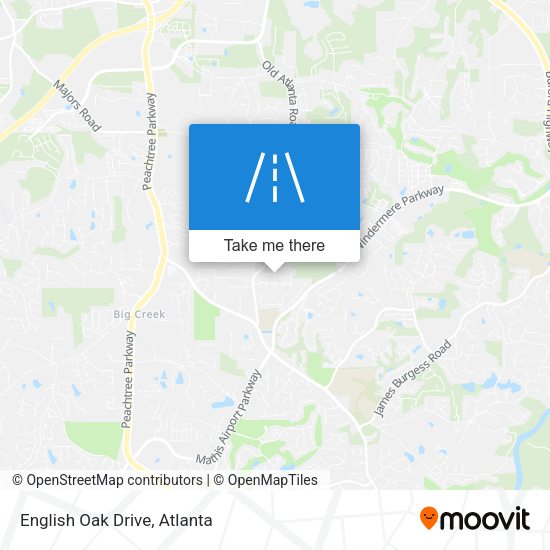 Mapa de English Oak Drive