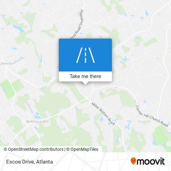 Escoe Drive map