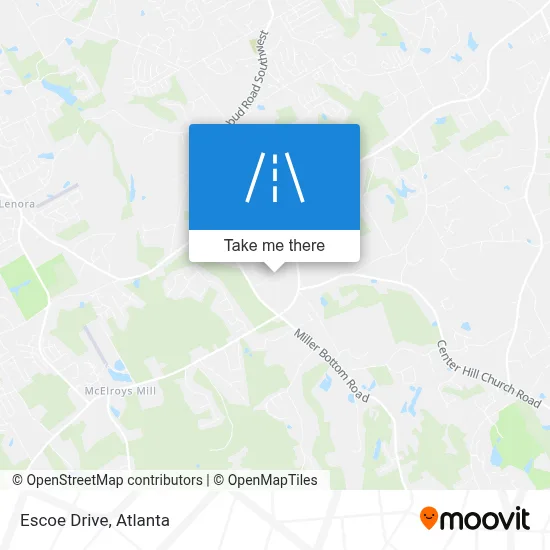 Escoe Drive map
