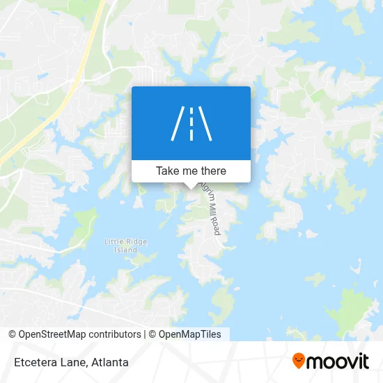 Etcetera Lane map