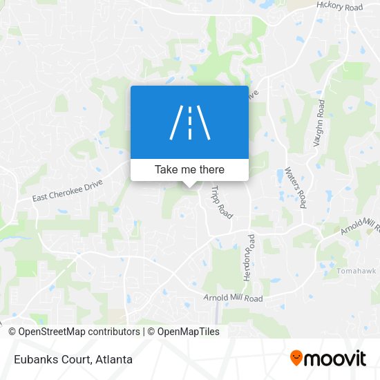 Mapa de Eubanks Court