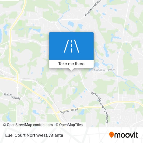 Mapa de Euel Court Northwest