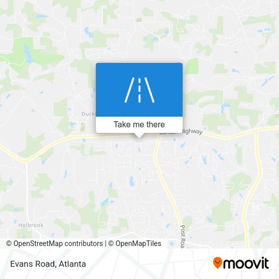 Mapa de Evans Road