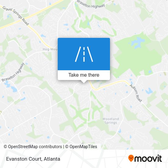 Mapa de Evanston Court