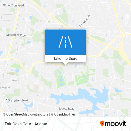Mapa de Fair Oaks Court