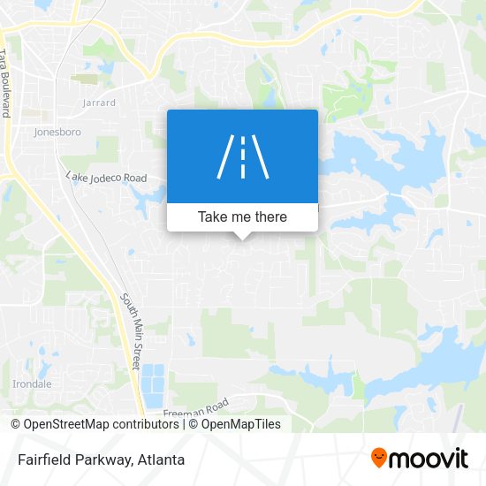 Mapa de Fairfield Parkway