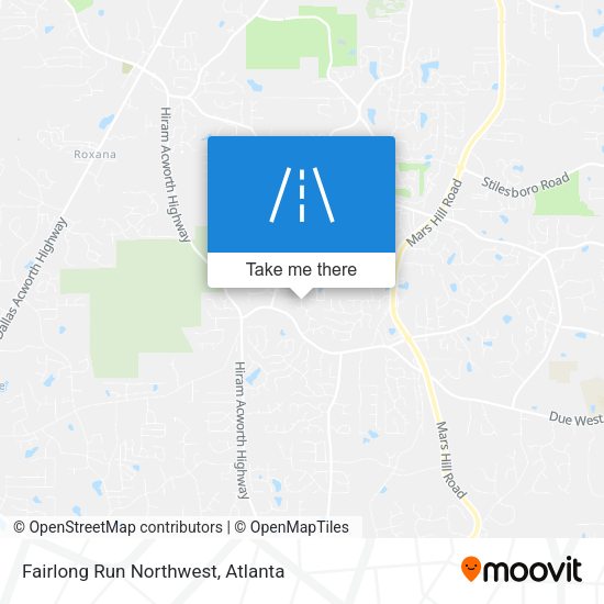 Mapa de Fairlong Run Northwest