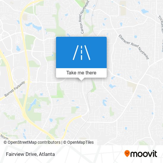 Fairview Drive map