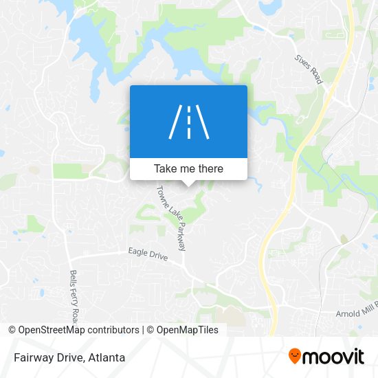 Fairway Drive map