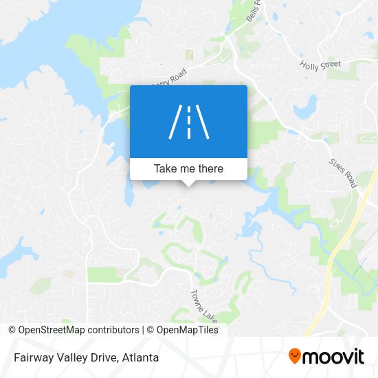 Mapa de Fairway Valley Drive