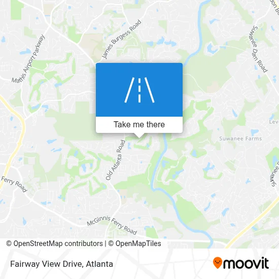 Fairway View Drive map