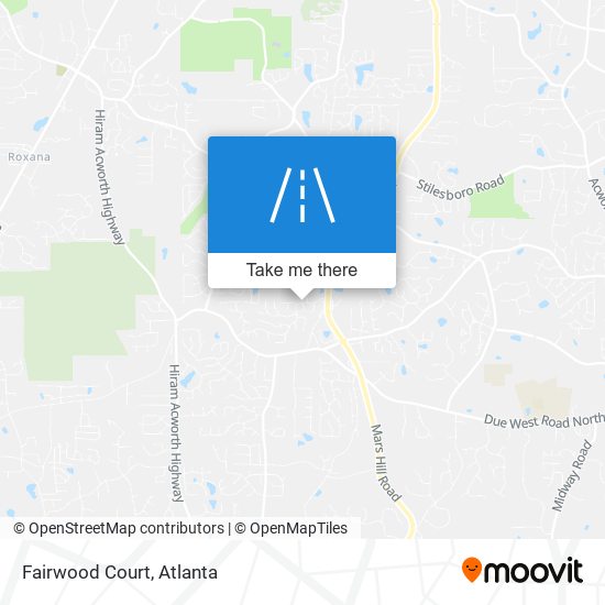 Fairwood Court map