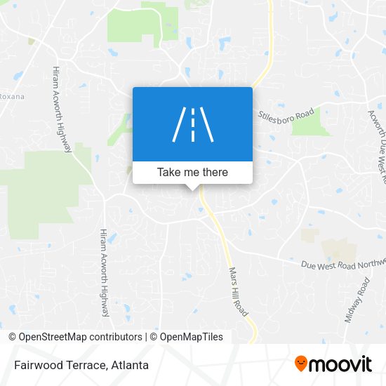 Fairwood Terrace map