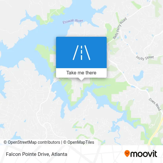 Falcon Pointe Drive map